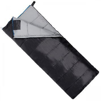 Спальний мішок (спальник) ковдра SportVida SV-CC0069 -3 ...+21&deg;C L Black/Grey