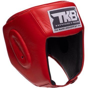Шлем боксерский открытый кожаный TOP KING Super TKHGSC Красный XL