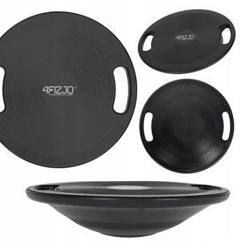 Балансировочная платформа 4FIZJO круглая, пластиковая Black (P-5905973400633)