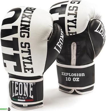 Боксерские перчатки Leone Explosion White 10 ун.
