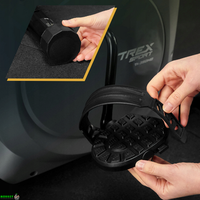 Велотренажер Trex Sport TX-350MB RIZE магнітний сірий