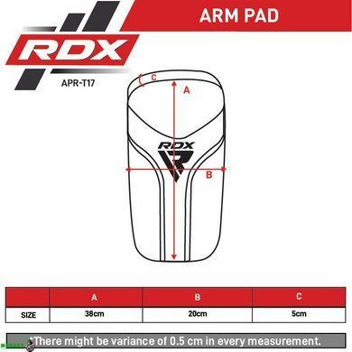 Пади для тайського боксу RDX Arm Pad Aura Plus T-17 Black (1 шт.)