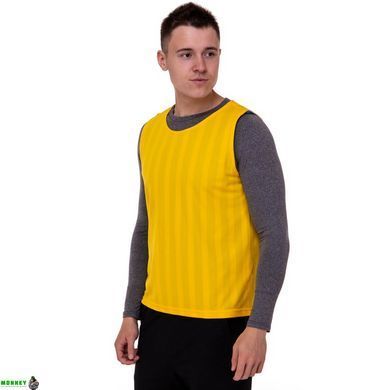 Манишка для футбола двусторонняя мужская цельная (сетка) SP-Sport CO-0791 Оранжевый-розовый (PL, р-р 68х57см,)