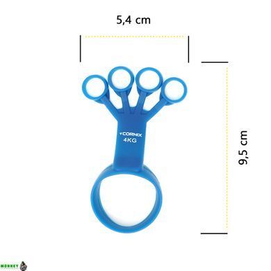 Еспандер для пальців та зап'ястя Cornix Finger Gripper 4 кг XR-0223