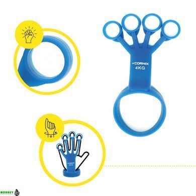 Еспандер для пальців та зап'ястя Cornix Finger Gripper 4 кг XR-0223
