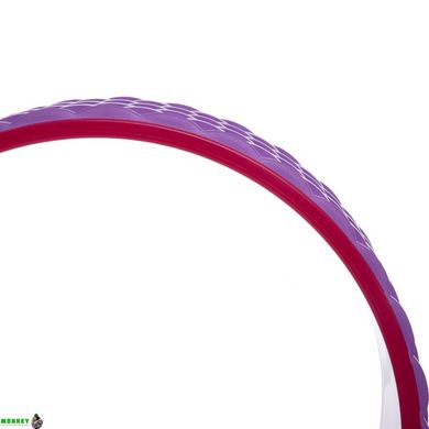 Колесо для йоги массажное SP-Sport Fit Wheel Yoga FI-2437 фиолетовый-розовый