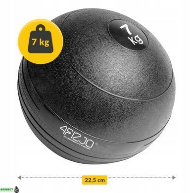Слембол (медицинский мяч) для кроссфита 4FIZJO Slam Ball 7 кг Black (P-5907739315434)