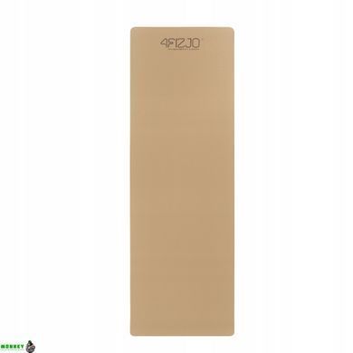 Килимок (мат) спортивний 4FIZJO Cork 183 x 61 x 0.4 см для йоги та фітнесу (P-5907739319562)