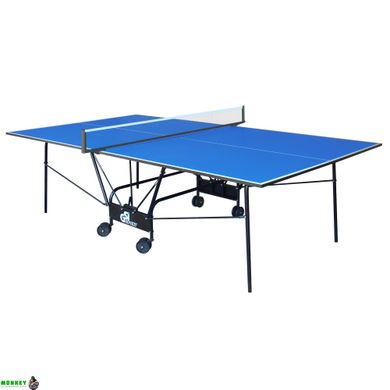Стіл для настільного тенісу GSI-Sport Indoor Gk-4 MT-4692 синій