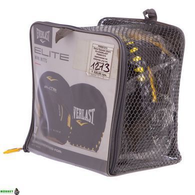 Лапа Пряма для боксу та єдиноборств EVERLAST P00001213 20x18x10см 2шт чорний