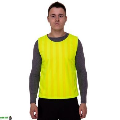 Манишка для футбола двусторонняя мужская цельная (сетка) SP-Sport CO-0791 Оранжевый-розовый (PL, р-р 68х57см,)
