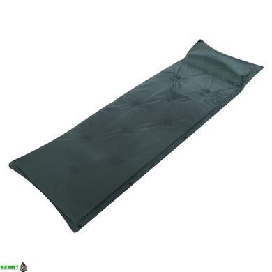 Коврик самонадувающийся с подушкой SP-Sport TY-0559 (поливинилхлорид (PVC), полиэстер, размер 185х60х2,5см, цвета в ассортименте)