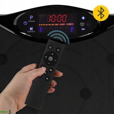 Виброплатформа для тренировок 4FIZJO Ultra+ с пультом и эспандерами Black (P-5905973402873)