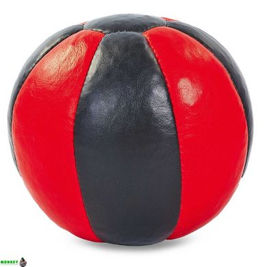 М'яч медичний медбол MATSA Medicine Ball ME-0241-4 4кг червоний-чорний
