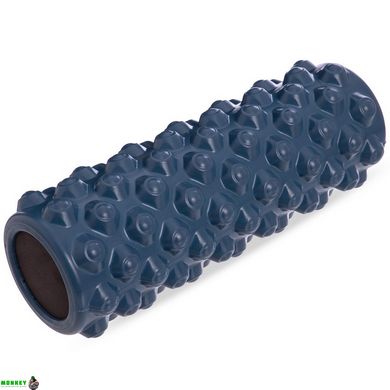 Роллер для йоги та пілатесу (мфр рол) Grid Bubble Roller Zelart FI-5714 36см кольори в асортименті