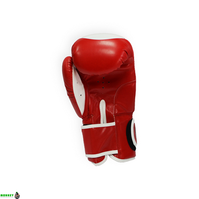 Перчатки боксерские THOR COMPETITION 14oz /Кожа /красно-белые