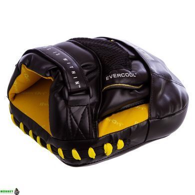 Лапа Пряма для боксу та єдиноборств EVERLAST P00001213 20x18x10см 2шт чорний