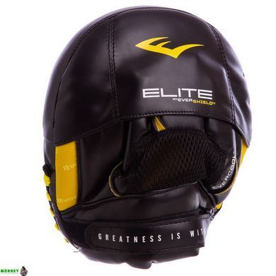 Лапа Пряма для боксу та єдиноборств EVERLAST P00001213 20x18x10см 2шт чорний