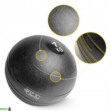 Слембол (медицинский мяч) для кроссфита 4FIZJO Slam Ball 7 кг Black (P-5907739315434)