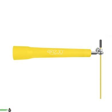 Скакалка швидкісна для кросфіту 4FIZJO Standard+ Yellow (P-5907739311535)