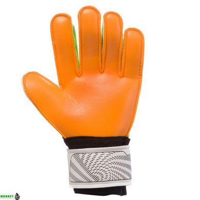 Перчатки вратарские юниорские SP-Sport 508B Синий-лимонный 7 размер RESPONSE (PVC)