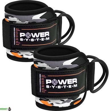 Манжеты на лодыжке Power System PS-3470 Ankle Strap Camo Grey/Black