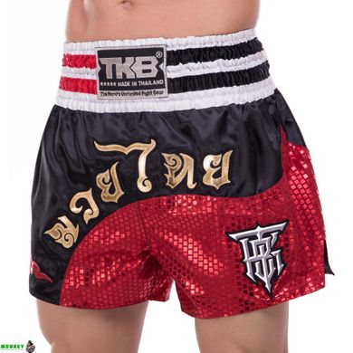 Шорты для тайского бокса и кикбоксинга TOP KING TKTBS-208 XS-XXL черный-красный