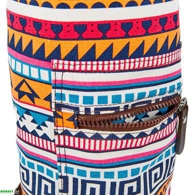 Сумка для йога килимка KINDFOLK Yoga bag SP-Sport FI-8365-1 помаранчевий-блакитний