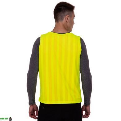 Манишка для футбола двусторонняя мужская цельная (сетка) SP-Sport CO-0791 Оранжевый-розовый (PL, р-р 68х57см,)