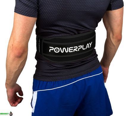 Пояс неопреновий для важкої атлетики Power Play 5546 Black L