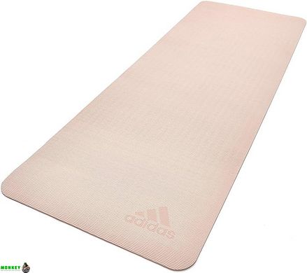 Коврик для йоги Adidas Premium Yoga Mat бежевый Уни 176 х 61 х 0,5 см