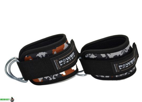 Манжеты на лодыжке Power System PS-3470 Ankle Strap Camo Grey/Black