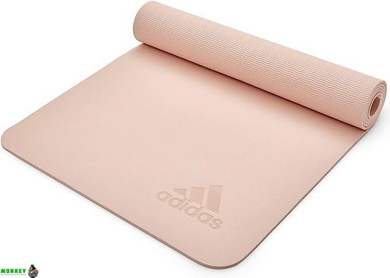 Килимок для йоги Adidas Premium Yoga Mat бежевий Уні 176 х 61 х 0,5 см