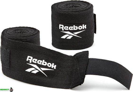 Бинты Reebok Hand Wraps черный Уни 250 см