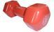 Гантелі для фітнесу і аеробіки обгумовані Power System 3 kg PS-4026 Red (1 шт.)