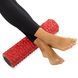 Ролер масажний циліндр (ролик мфр) 45см Grid Flower Roller BLOOM FOAM ROLLER LB7022 Білий