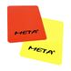 Набір карток рефері Meta Referee card set жовтий, червоний Уні 12х9 см