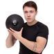 Мяч набивной слэмбол для кроссфита рифленый Zelart SLAM BALL FI-7474-3 3кг черный