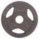 Блини (диски) сталеві з хватом d-30мм Zelart TA-7790-1_25 1,25 кг чорний