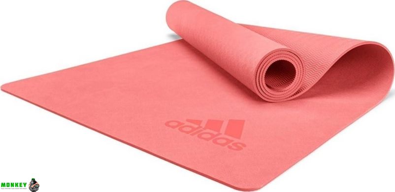 Коврик для йоги Adidas Premium Yoga Mat розовый Уни 176 х 61 х 0,5 см