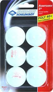 Мячи Donic Advantgarde 3* 40+ 6шт white