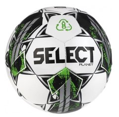 Мяч футбольный Select PLANET v23 белый, зеленый
