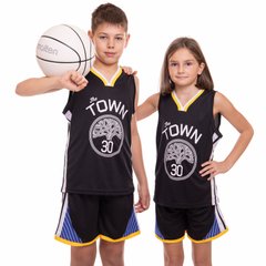 Форма баскетбольная подростковая NB-Sport NBA TOWN 30 4311 M-2XL черный-желтый