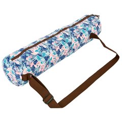 Сумка для йога килимка KINDFOLK Yoga bag SP-Sport FI-8365-2 рожевий-блакитний