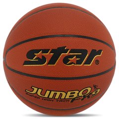 Мяч баскетбольный PU №7 STAR JUMBO FX9 BB427 (PU, бутил, оранжевый)