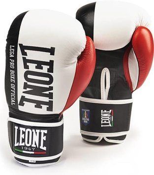 Рукавички боксерські Leone Contender White 12 ун.