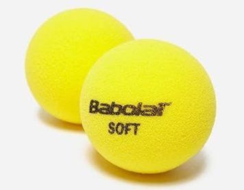 Мяч для тенниса Babolat soft foam поролоновые стандартного размера поштучно.