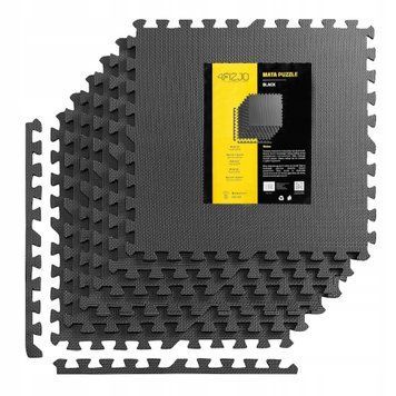 Мат-пазл (ластівчин хвіст) 4FIZJO Mat Puzzle EVA 180 x 120 x 1 cм Black (P-5907739310378)