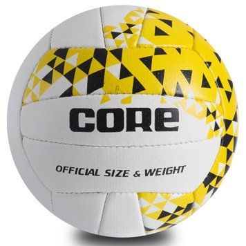 Мяч волейбольный COMPOSITE LEATHER CORE CRV-035 (COMPOSITE LEATHER, №5, 3 слоя, сшит вручную)
