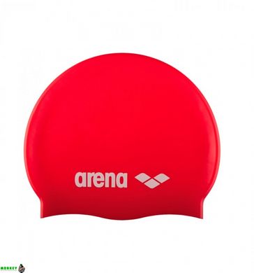 Шапка для плавания Arena CLASSIC SILICONE JR красный Дет OSFM